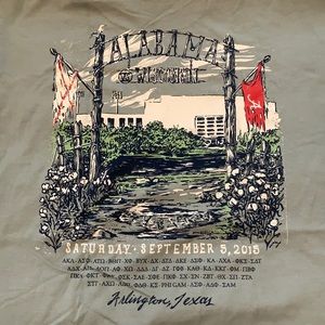 Alabama vs Wisconsin Sept 5, 2015 Game Day T-shirt